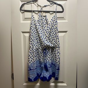 Romper flowy blue Paisley